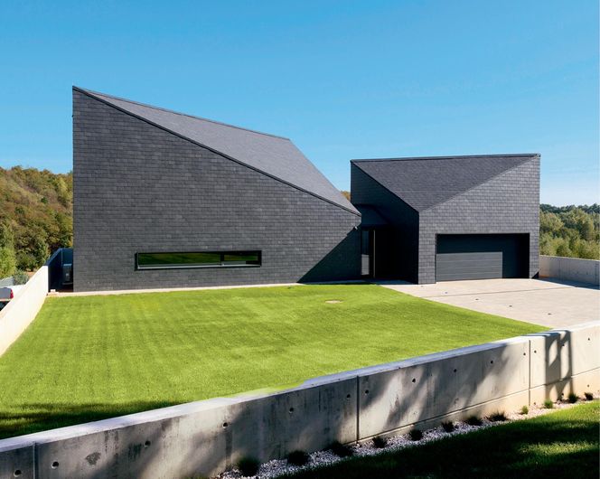 Nietypowe bryła i wnętrza śląskiego domu