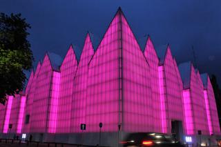 Pokaz iluminacji Filharmonii w Szczecinie z okazji Święta Muzyki
