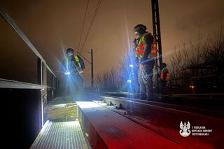 Podlascy terytorialsi pilnują torów. Patrole po akcie dywersji