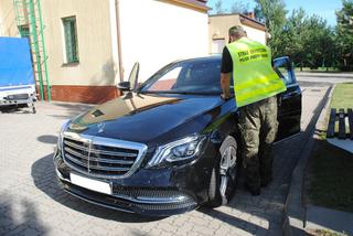 Kradziony Mercedes Klasy S za ponad 400 tys. zł odzyskany przez straż graniczną