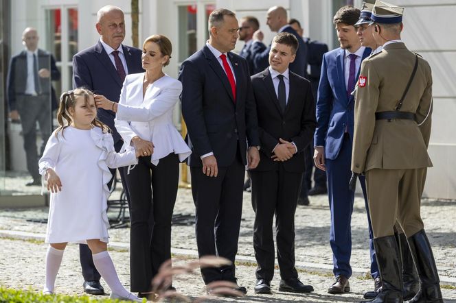 Dzień inauguracji należał do Kasi Nawrockiej. Fotoreporterzy ją uwielbiają 