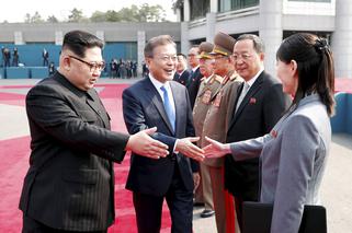 KOREA PÓŁNOCNA POŁUDNIOWA Kim Jong Un Moon Jae-in 