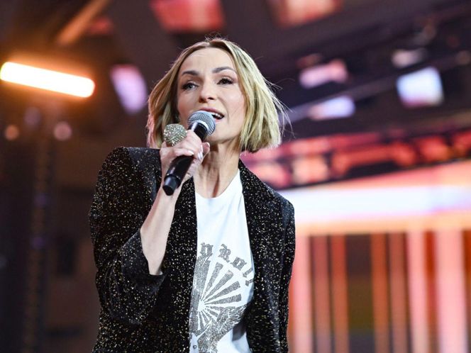 Anna Wyszkoni podczas Sylwestra z Polsatem