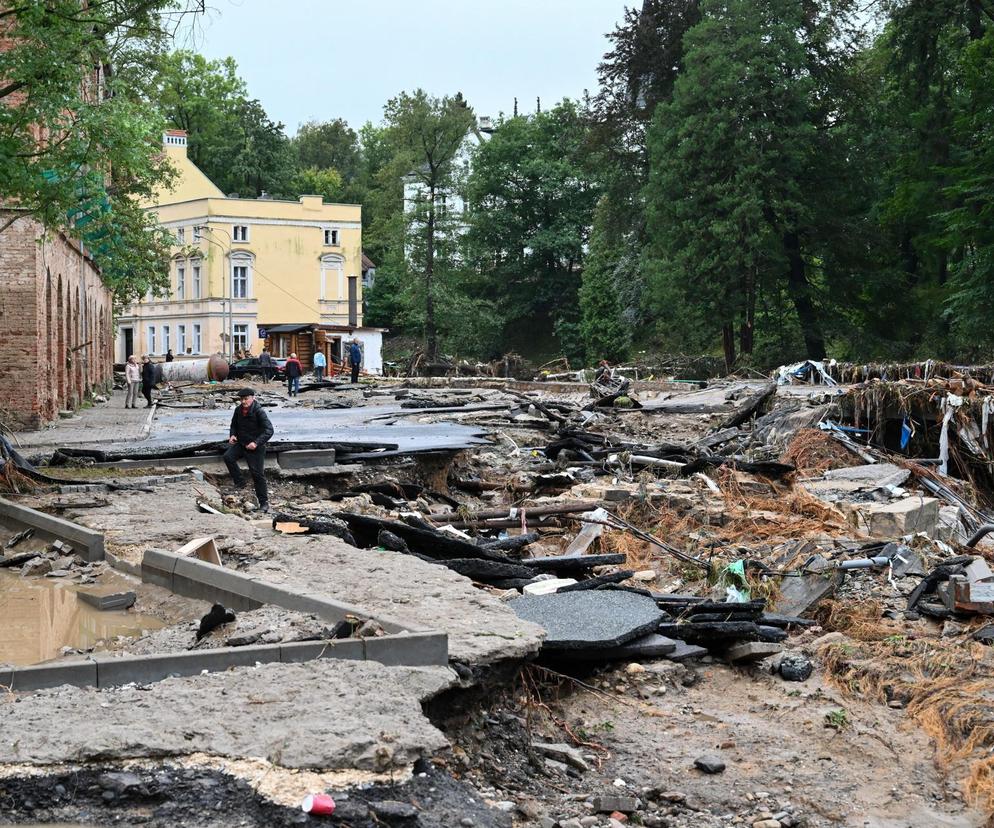 Tak wygląda Lądek-Zdrój po przejściu fali powodziowej