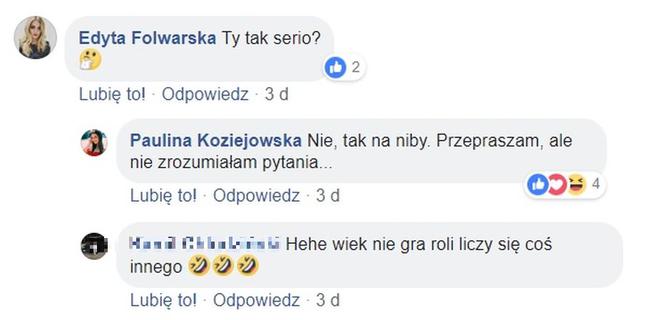 Edyta Folwarska vs Paulina Koziejowska i Jacek Borkowski