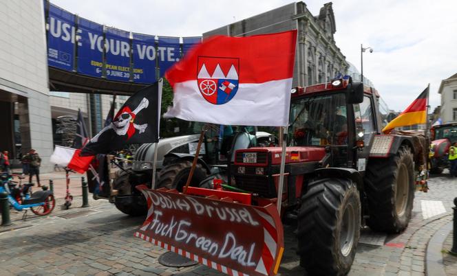 Protest rolników w Brukseli - 4 czerwca 2024 r.