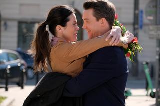 M jak miłość odc. 1738 po wakacjach. Kasia (Paulina Lasota), Jakub Karski (Krzysztof Kwiatkowski)