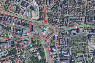 Kraków: Ogromne korki w rejonie ronda Mogilskiego