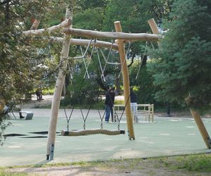 Plac zabaw w Parku Planty