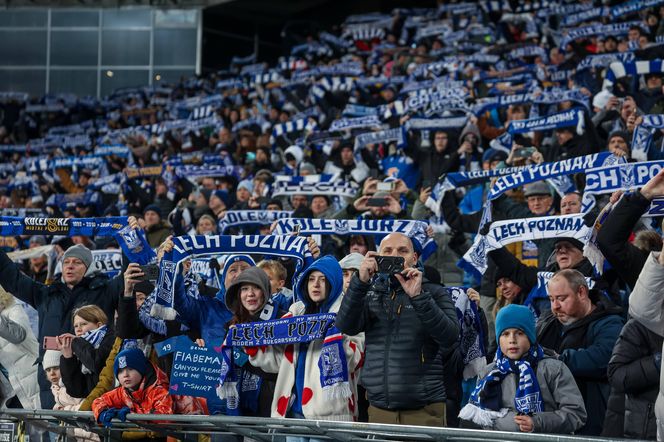 Lech Poznań - GKS Katowice. Kibice na meczu PKO BP Ekstraklasy