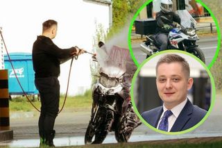 Wiceszef kancelarii Tuska zajechał na myjnię. Odpicował sobie maszynę! [FOTO]