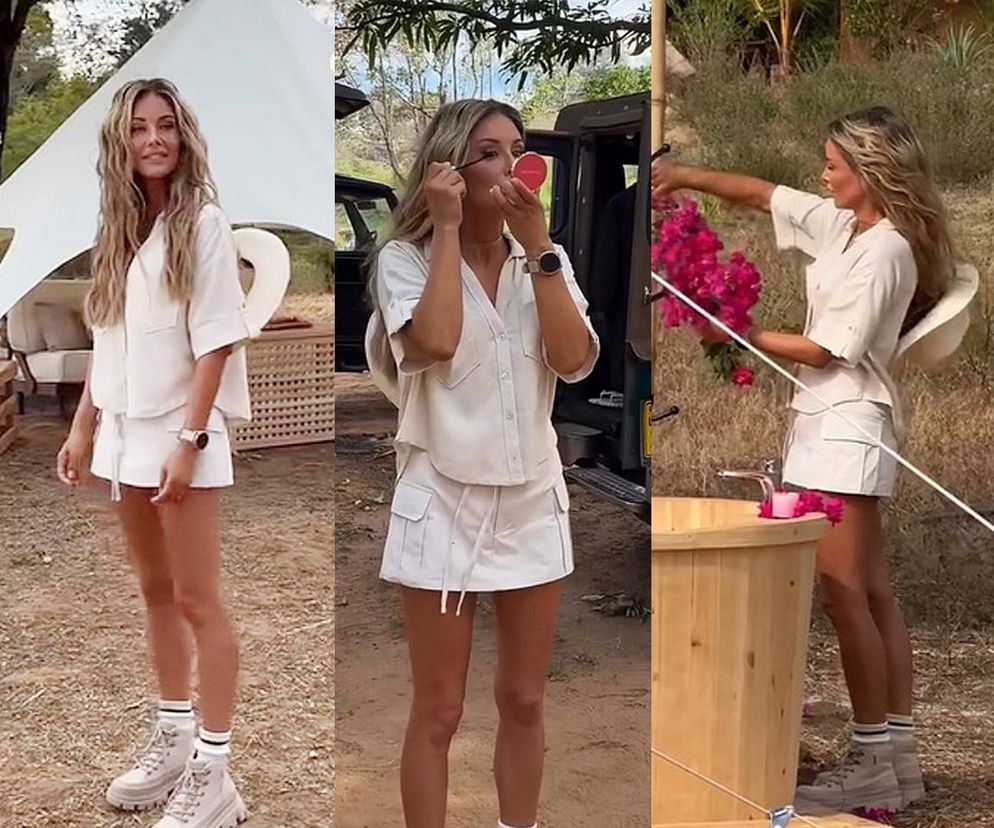 Małgorzata Rozenek na Sri Lance