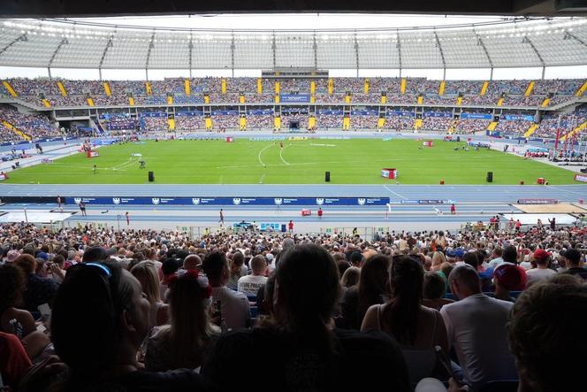 Sportowcy podczas Memoriału Kamili Skolimowskiej na Stadionie Śląskim