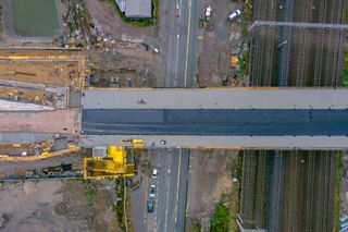 Budowa wiaduktu na ul. Chełmżyńskiej (wrzesień 2025)