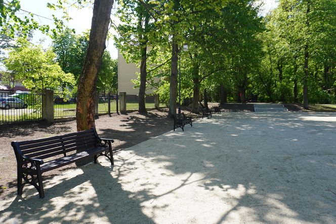Różanka w Parku Planty po remoncie