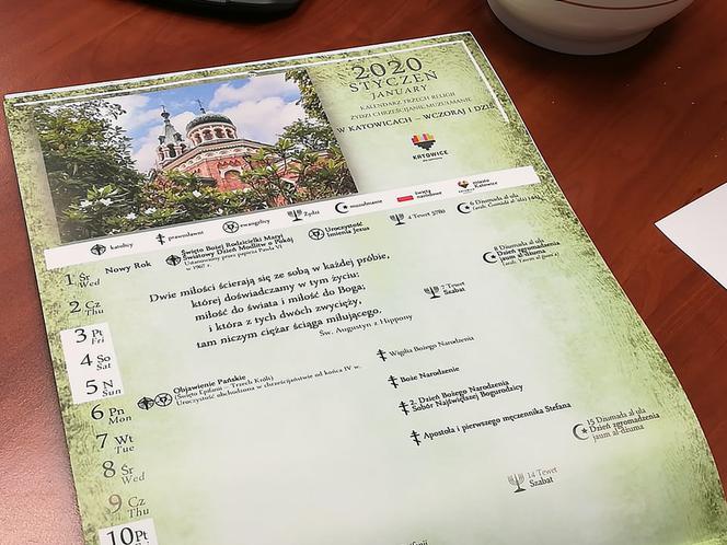 Trzy religie, jedno miasto. Wyjątkowy kalendarz wyznaniowo połączył Katowice 