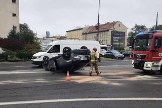 Przejazd ulicą 3 Maja był chwilowo zablokowany, jednak obecnie nie ma już utrudnień w ruchu