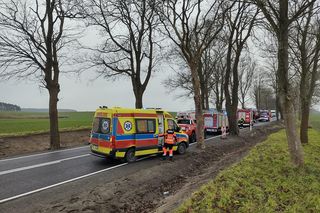 Poważny wypadek na trasie Radoszyn - Chociule pod Świebodzinem