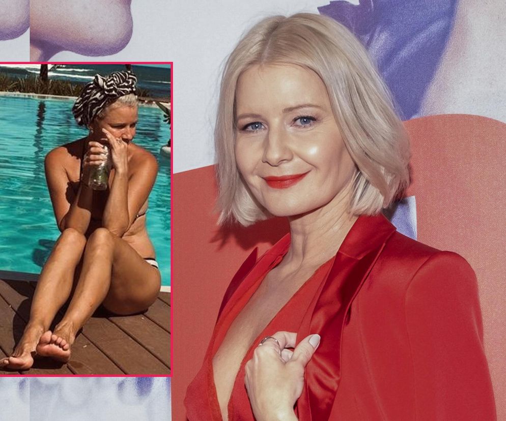 Małgorzata Kożuchowska pokazuje zgrabne ciało w bikini. Co za figura!