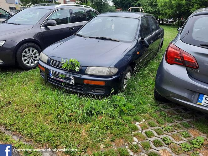 Porzucone samochody na Śląsku - zdjęcia z Facebook/Porzucone samochody w Śląskim