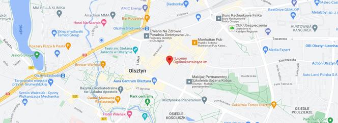 I Liceum Ogólnokształcące im. Adama Mickiewicza w Olsztynie