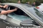 Strzelanina pod Biedronką w Bolkowie. Wyciekło szokujące nagranie z interwencji. Policjant ranny