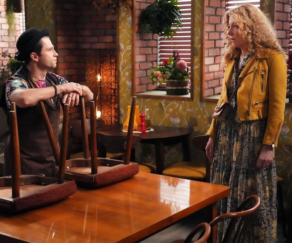 Barwy szczęścia, odcinek 3155. Kajetan Broda (Andrzej Popiel), Żabcia  (Hanna Klepacka)