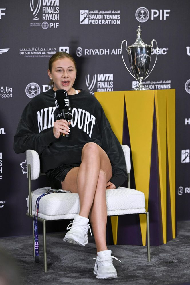 Tenisistki na konferencji WTA Finals