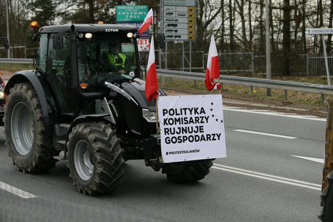 Protest rolników. Zablokowali granicę w Cieszynie