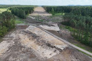 Budowa S74 Kielce - Mniów. Lipiec 2025