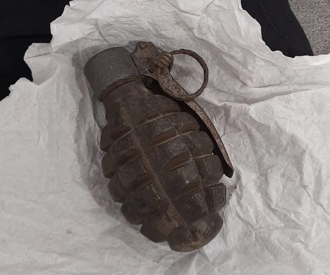 Wieliczka. 20-latka przyniosła granaty na komendę policji. Zdradziła, skąd je miała