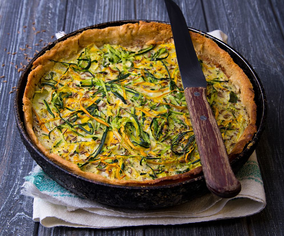 Tarta z cukinią i serem
