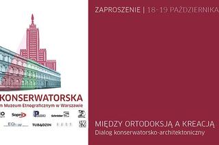 Spotkanie architektów i konserwatorów zabytków. Zaproszenie na konferencję. 