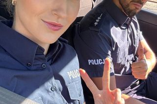 M jak miłość nowy sezon. Natalka (Dominika Suchecka), Rafał (Jakub Kucner) na planie