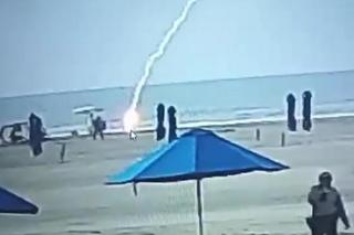 Piorun zabił 34-latkę na plaży! Szokujące wideo pokazuje ostatnie chwile