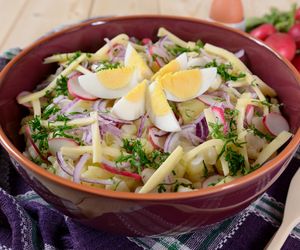 Sałatka z kalafiora i jajek