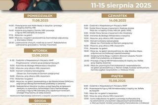 11-15 sierpnia Wielki Odpust Kalwaryjski