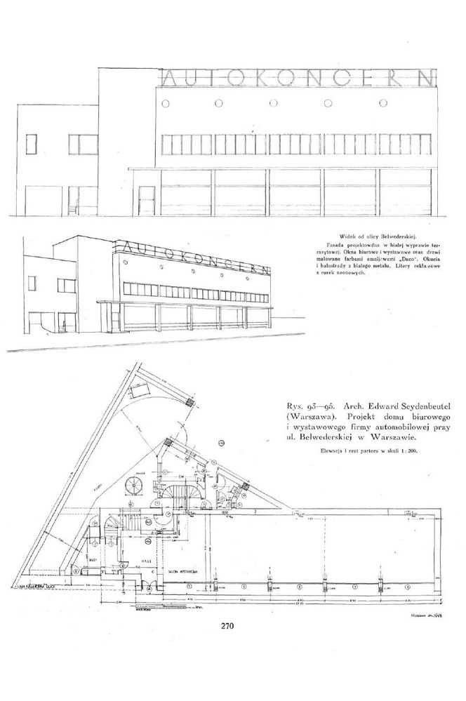 Dom biurowy i wystawowy firmy automobilowej w Warszawie