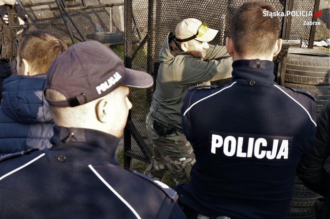 Zabrze: ćwiczenia policjantów na strzelnicy