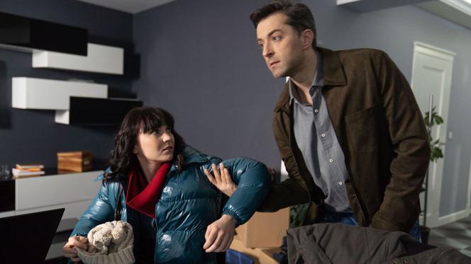 Na dobre i na złe odc. 733. Wera (Magdalena Celmer), Marcin Molenda (Filip Bobek)	