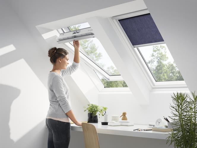 Okna dachowe VELUX Standard Plus: okna poliuretanowe GLU górne otwieranie