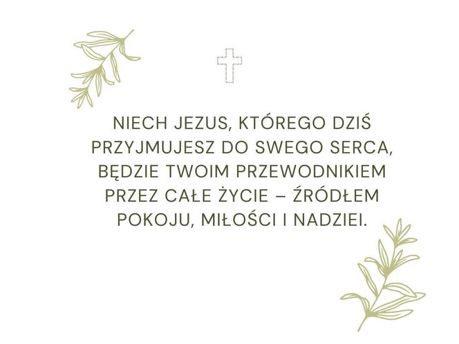 e-kartki z okazji Pierwszej Komunii Świętej