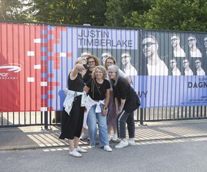 Koncert Justina Timberlake'a w Warszawie - fani pod PGE Narodowym