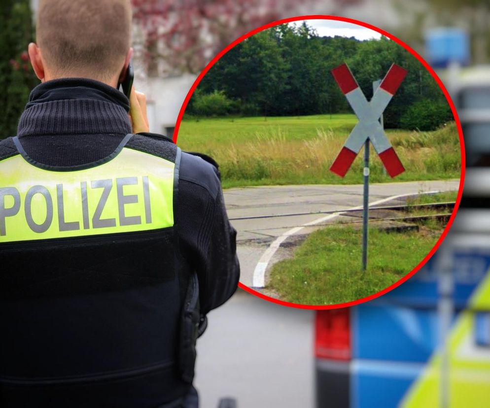 Niemiecki pociąg staranował polskiego busa