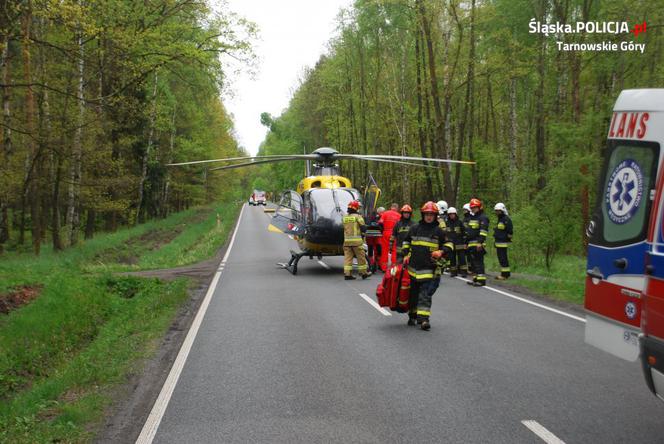 Nieprawdopodobna akcja pilota LPR w Tarnowskich Górach! Brawurowo lądował śmigłowcem [ZDJĘCIA, WIDEO]