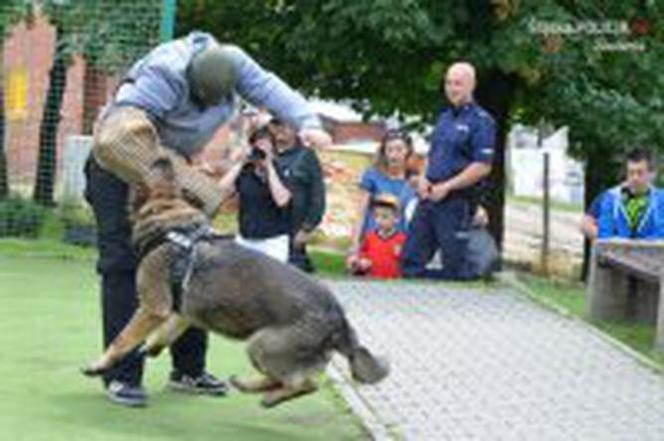 Tytan z Zawiercia przeszedł na emeryturę. Policjańci pożegnali czworonoga, który służył u nich 9 lat