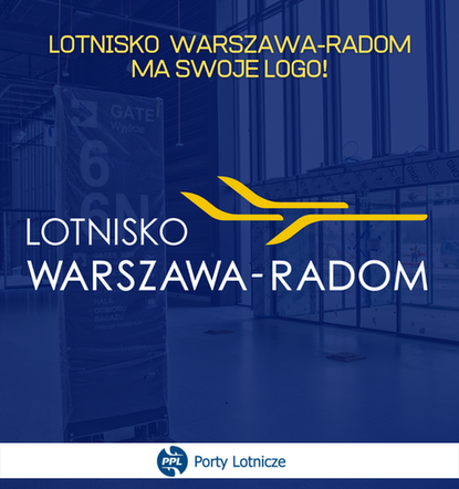 Nowe logo Lotniska Warszawa-Radom