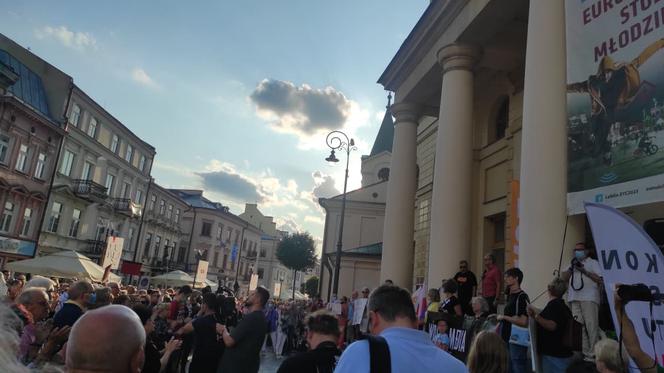Manifestacja w Lublinie(lex TVN)
