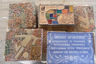 Uratowane mozaiki z Wojnicza - zdjęcia. Czekają na nowe miejsce