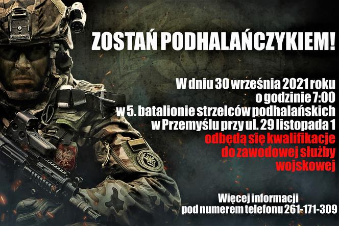 Chcesz zostać Podhalańczykiem? W Przemyślu rusza kwalifikacja wojskowa 